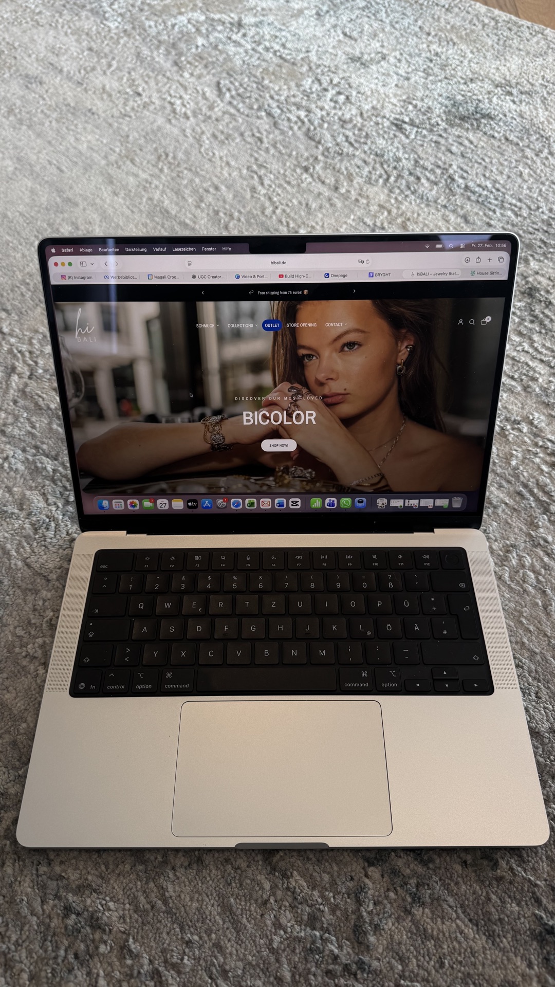 Auf Websites & Onlineshops zu sehen